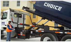 Choice Hauling Service provides award winning containerized garbage, trash, hauling and recycling services.
